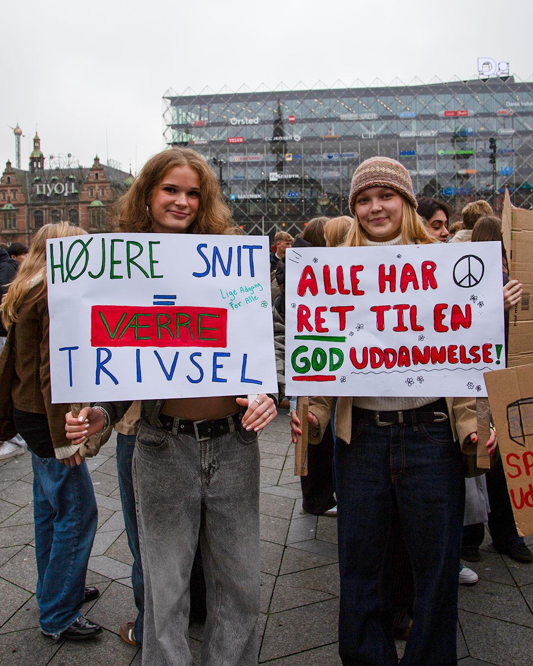 Demonstration for bedre uddannelser
